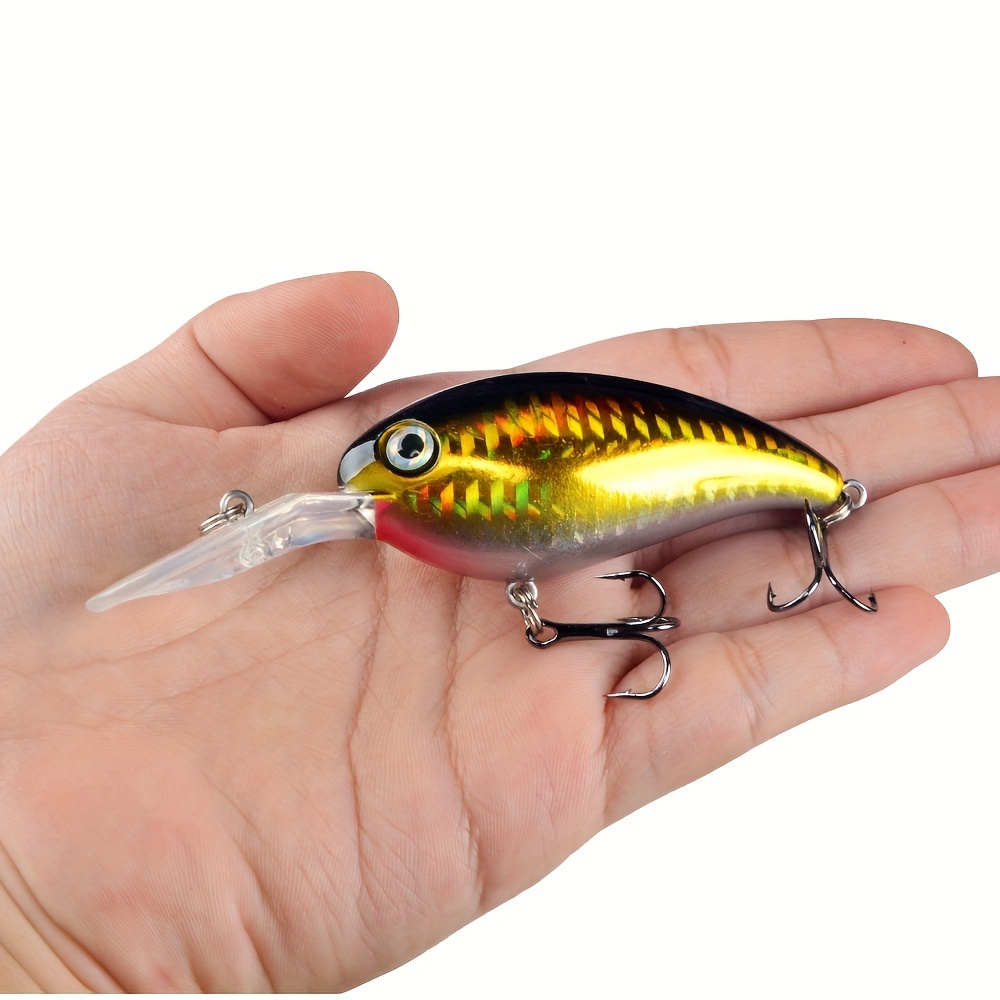 5pcs Fishing Lure Crankbaits Set, Micro Minnow Hard Bait Wobbler Shallow  Deep Diving Swimbaits, Topwater Lure For Crappie Trout Bass Perch Freshwater