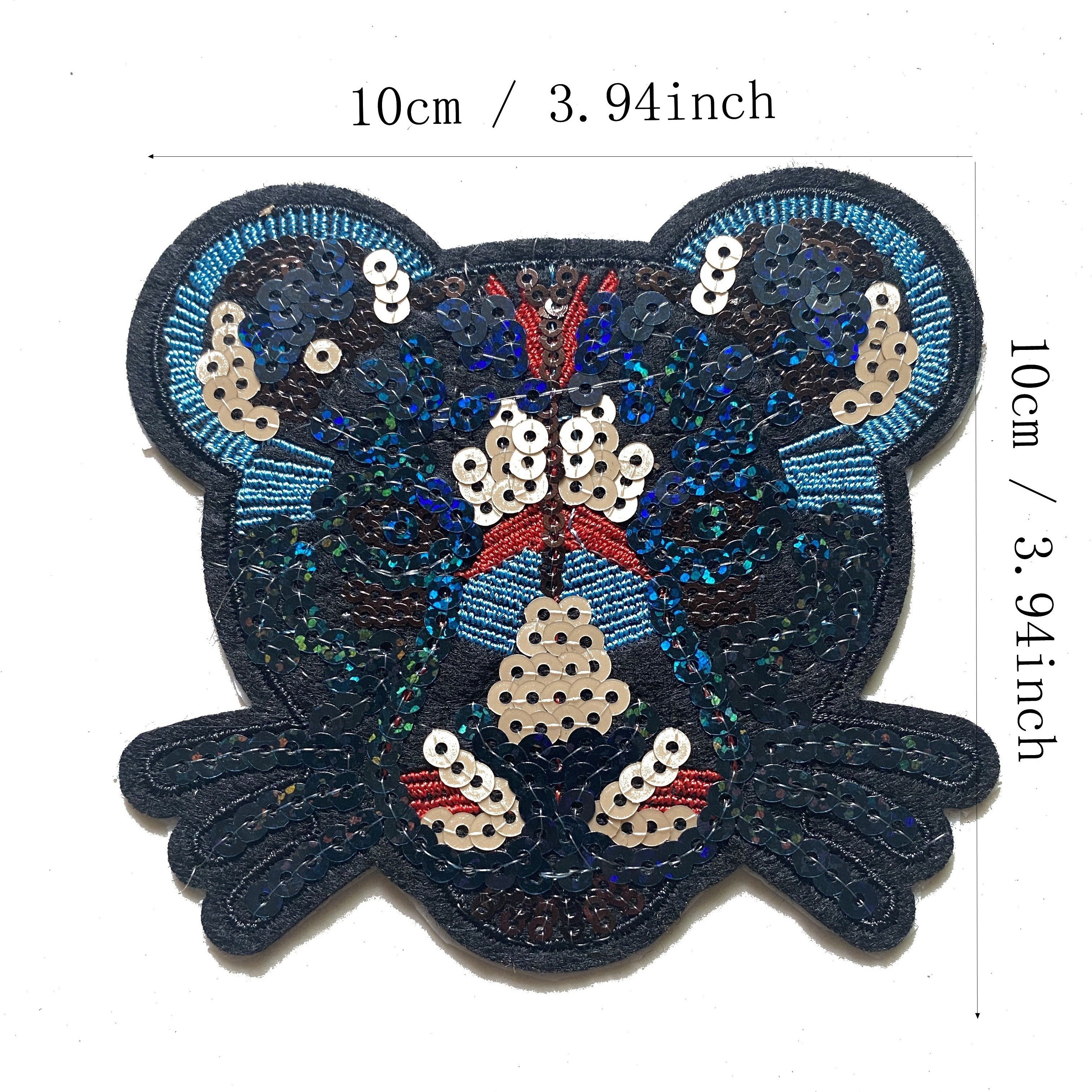 Bead Embroidery Leopard Head Patch Sticker Diy Iron On - Temu Canada
