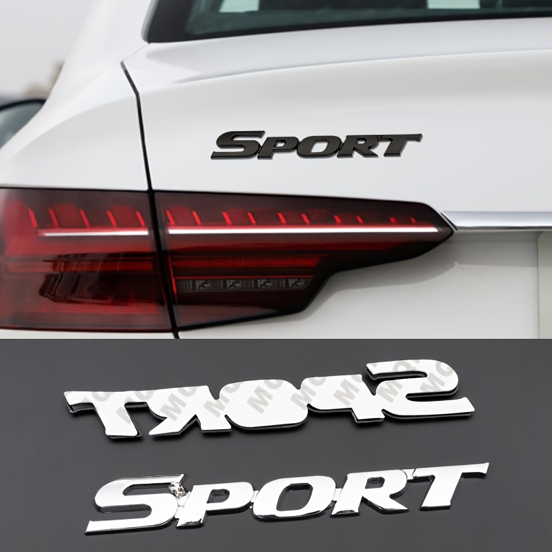 Upgrade Car Stylish 3d Abs Sport Emblem Perfect Auto - Temu