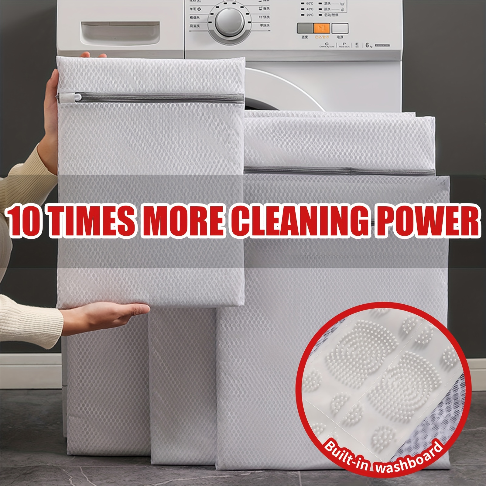 Laundry Bags Washing Machine Household Underwear Care Bag - Temu