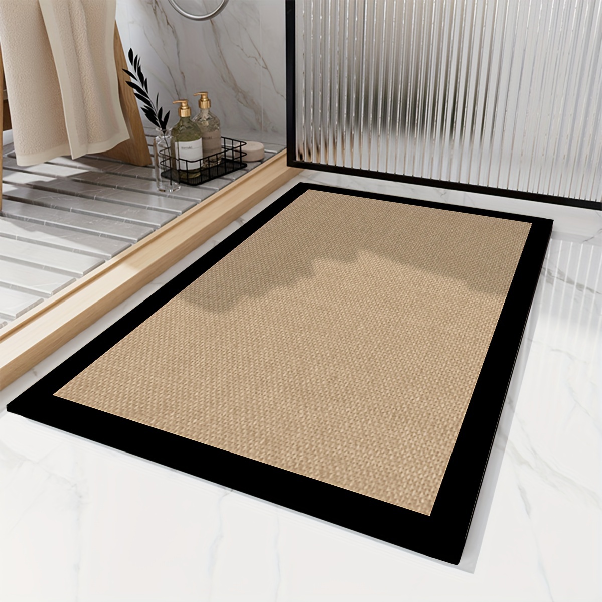 Ultra Soft Diatom Mud Mat For Bathroom Non Slip Bathroom Rug - Temu