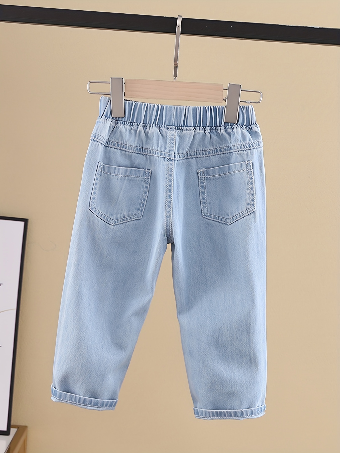 Spring Autumn Girls Jeans Children Kids Little Girl Denim Pants