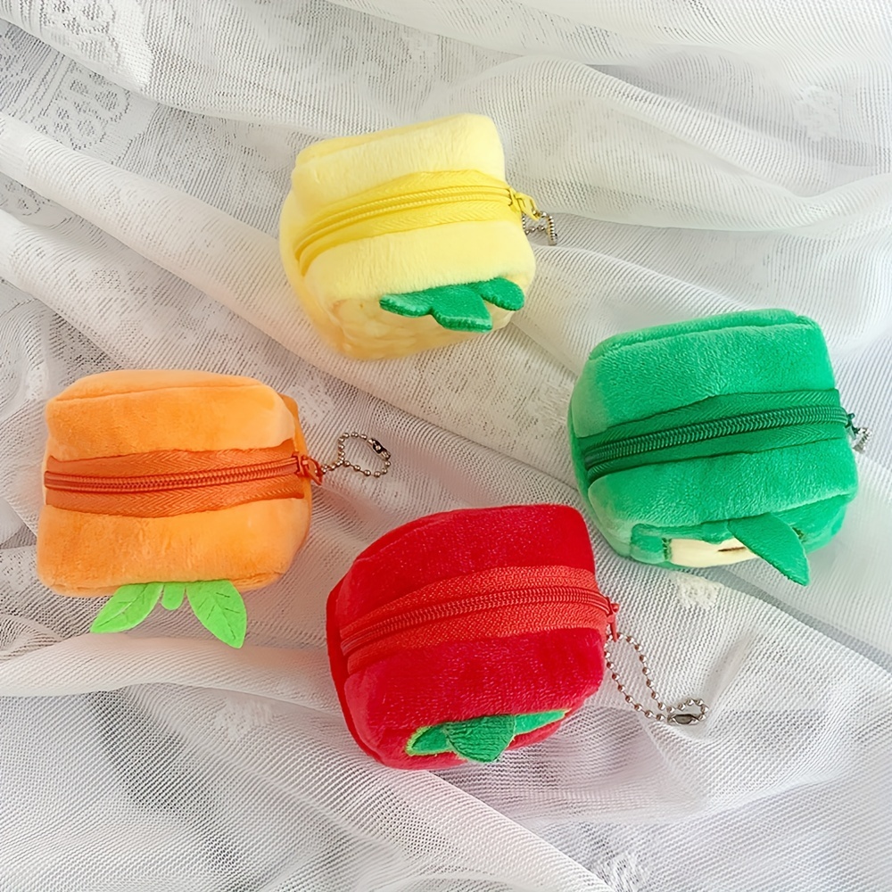 Mini cute key chain Coin wallet backpack Key bag Earphone Lipstick storage  bag - AliExpress
