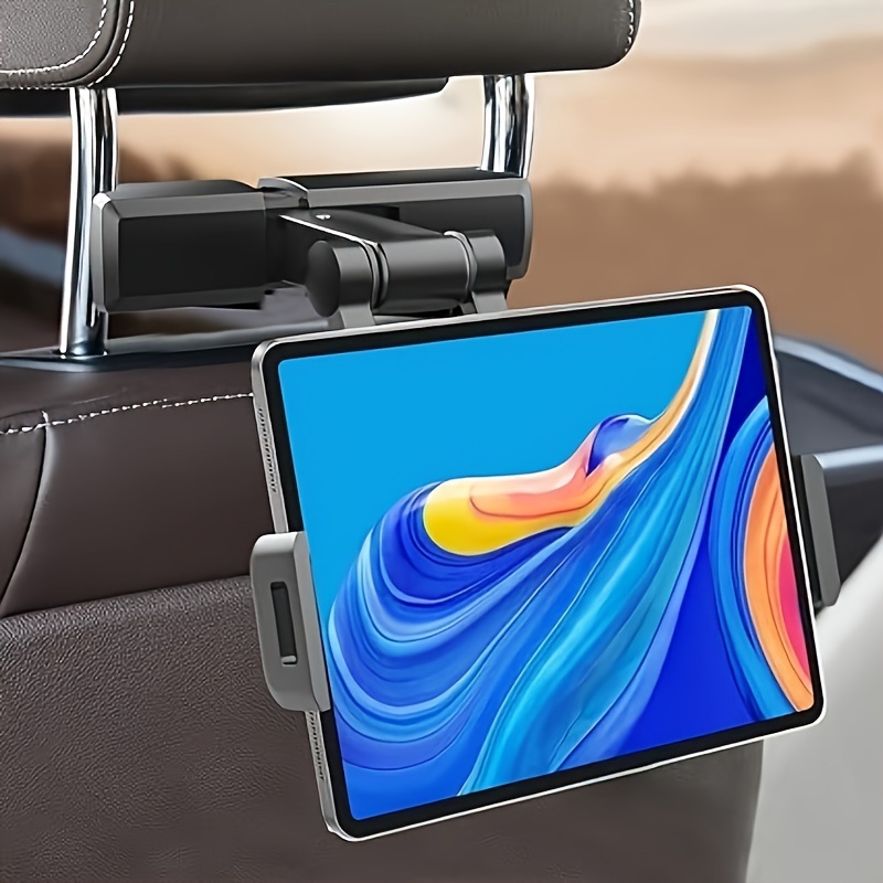 Tablet Halterung Auto, Universal Tablethalterungen - KFZ-Rücksitz  Kopfstützen Halterung 360° Drehbarer Verstellbarer Ständer für iPad Air  Mini 2 3 4