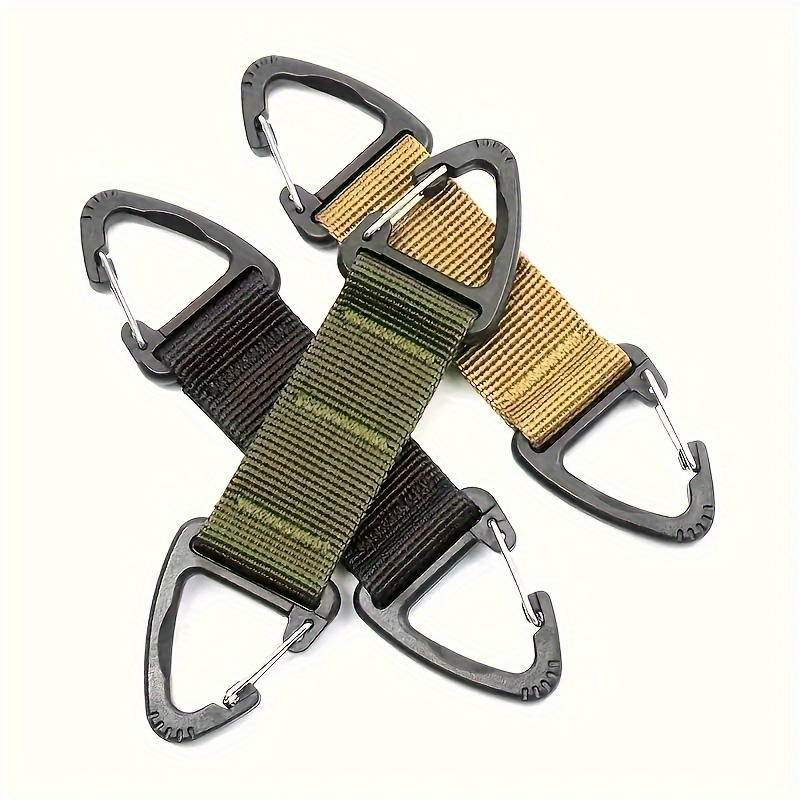 10Pcs Mini Hanging Buckle, Metal Spring Backpack Clasps Carabiners