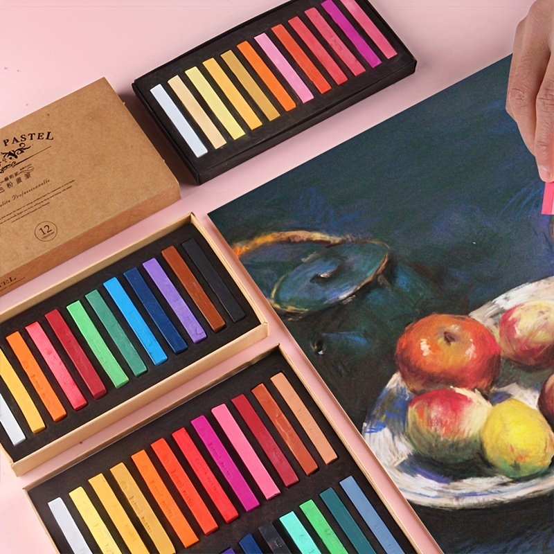 Crayons Soft Pastel Color Set Art Drawing Set  Chalk Pastels Art Supplies  - Marie's - Aliexpress