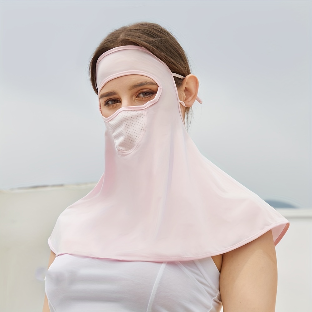 Ensemble de protection pour enfants, Masque de soie de glace anti-UV et anti -pollen