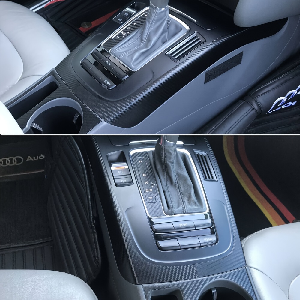 A4 B8 2009 2016 Interior Central Control Panel Door Handle Carbon Fiber  Sticker Decals Car Styling Accessories - Automotive - Temu