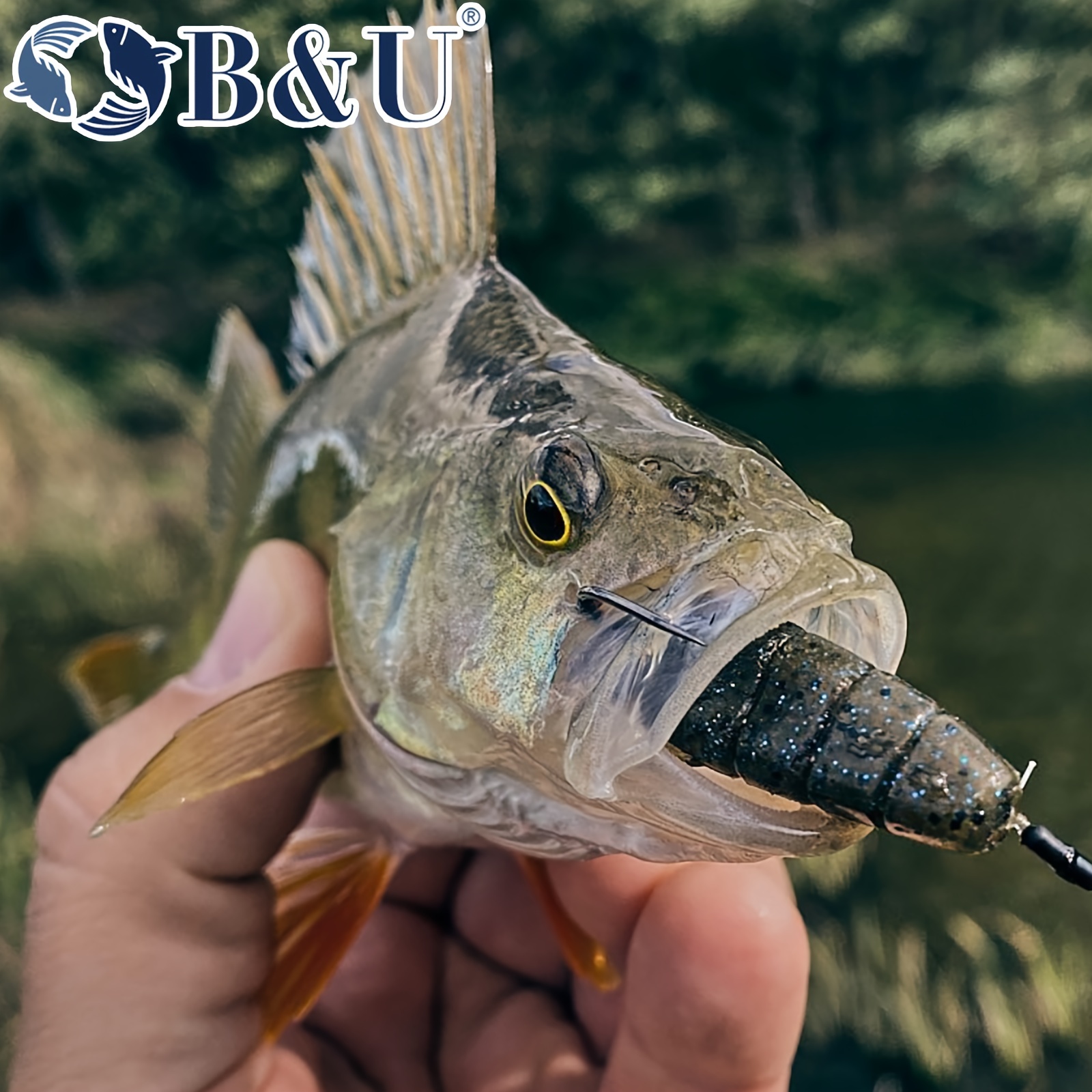 B u Silicone Soft Fishing Lures Scent Bass Perch Craws - Temu