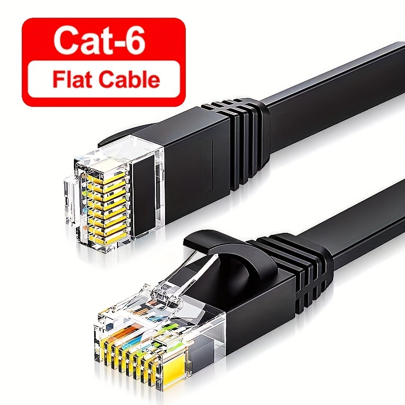 5M 10M 15M 20M 30M Ethernet Cable Cat 6 Flat Long High Speed Network Cable  Rj45 Connectors for Router Modem Cable Ethernet Cat 6