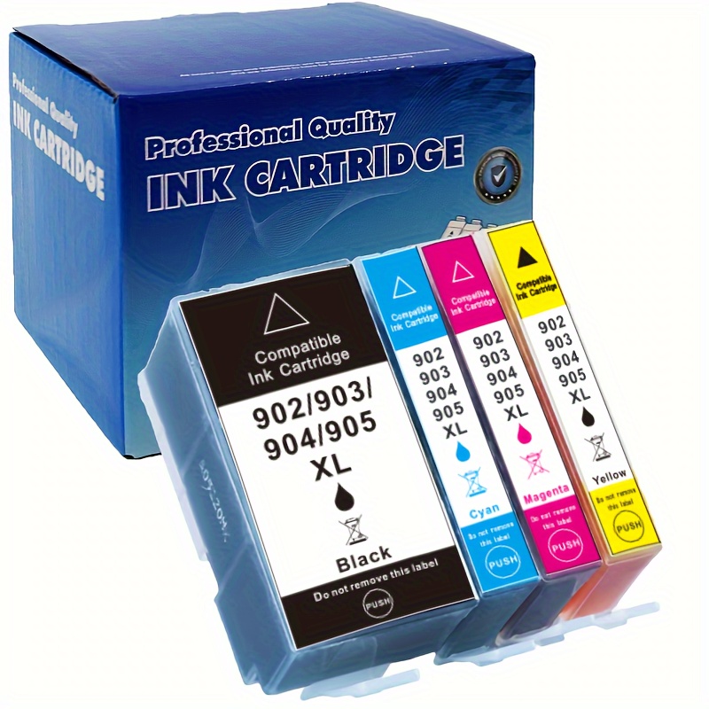 High yield Compatible Ink Cartridges For 902xl Printers - Temu