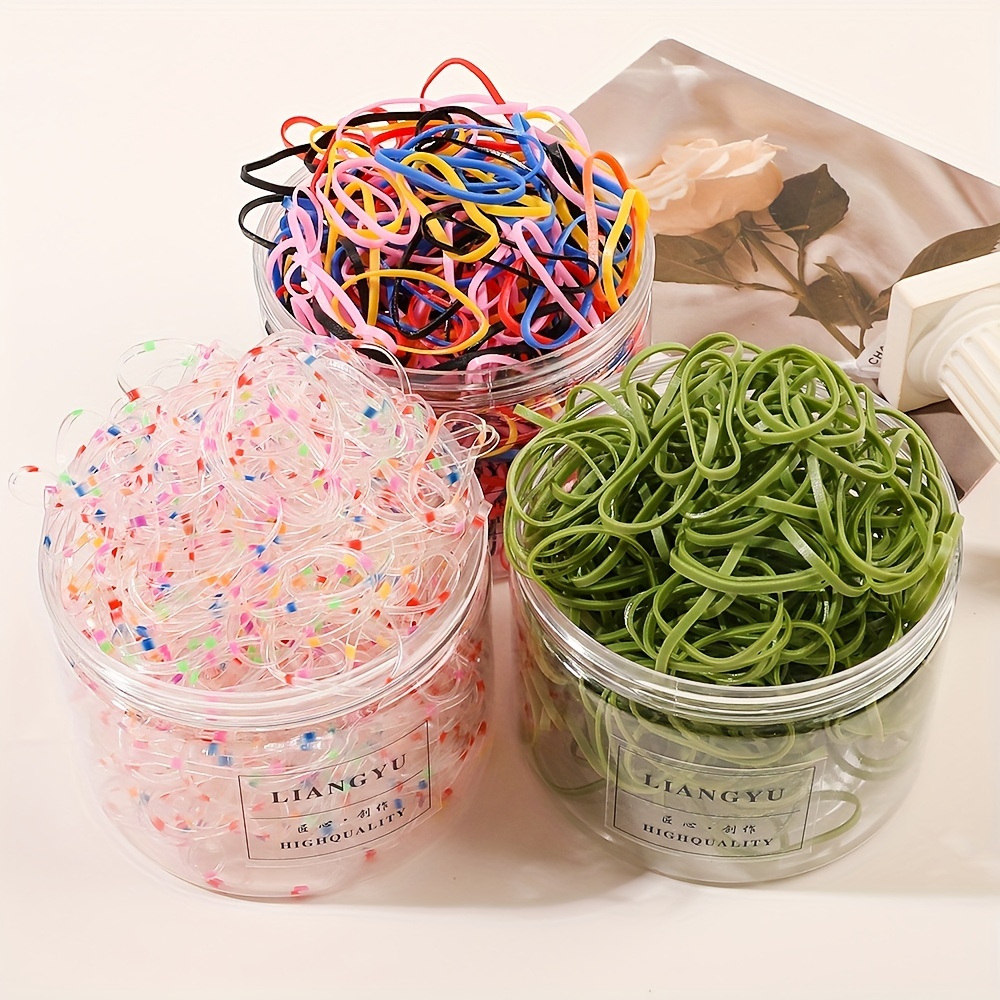 1000pcs Girls Disposable Thickened Rubber Band Babys Hair - Temu