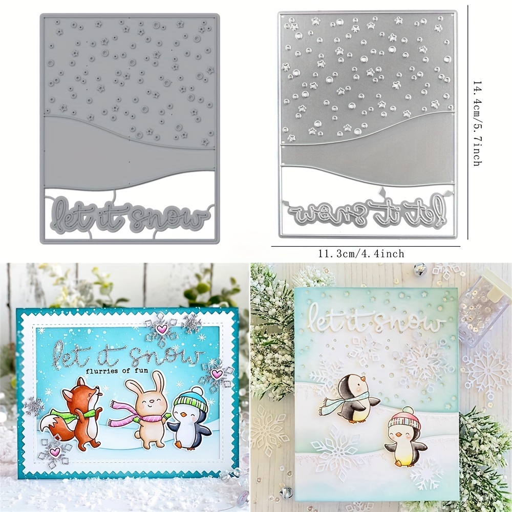 Dots Pattern Metal Die Cuts For Card Making Cutting Dies For - Temu