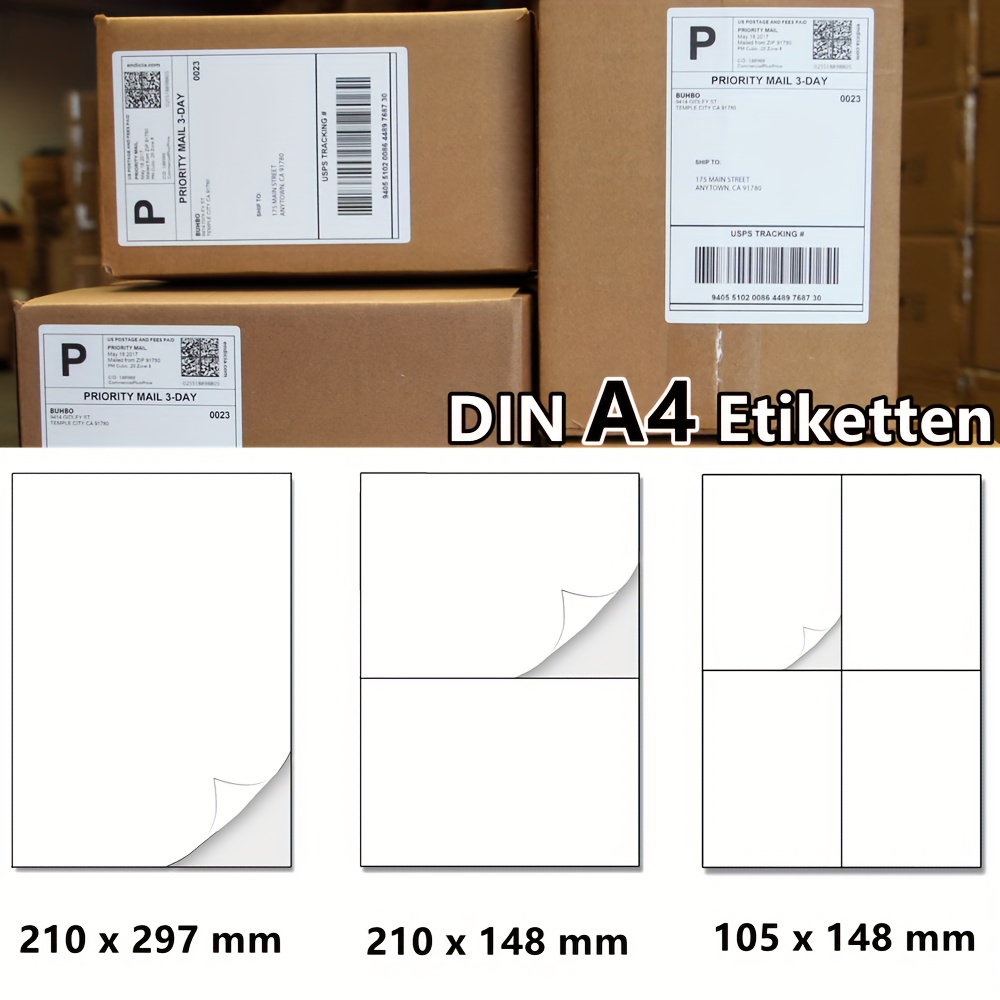 Hprt Multifunctional Self adhesive Label Paper Shipping - Temu