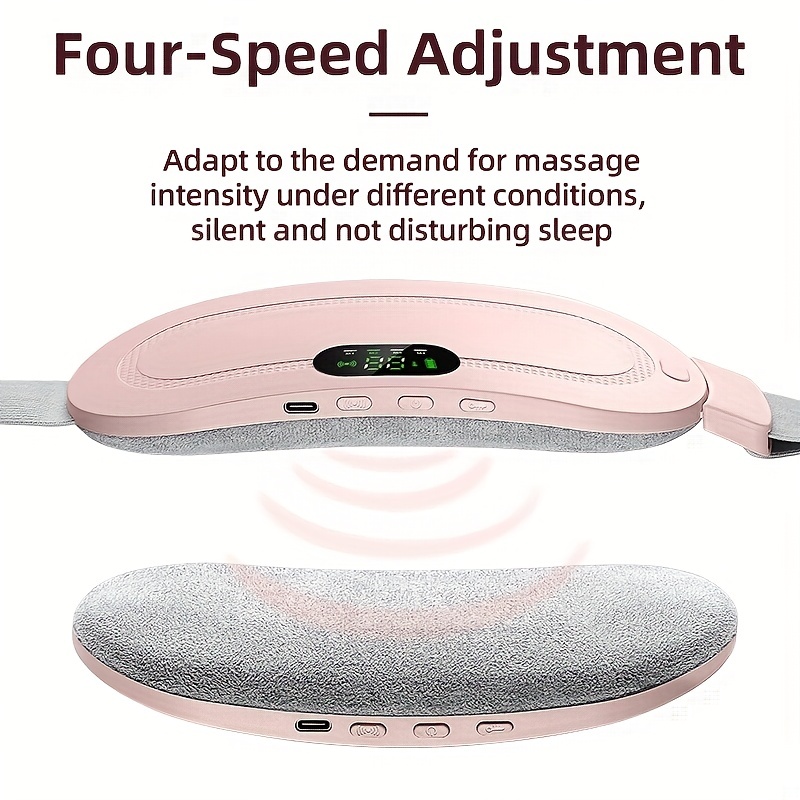 3 Heat Levels 4 Vibration Modes Hot Massage Stomach Heating - Temu