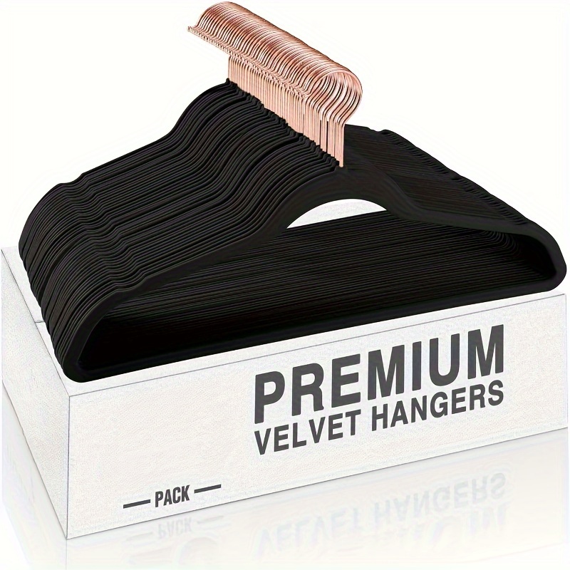 Non-slip Flocking Hanger for Clothes Organization