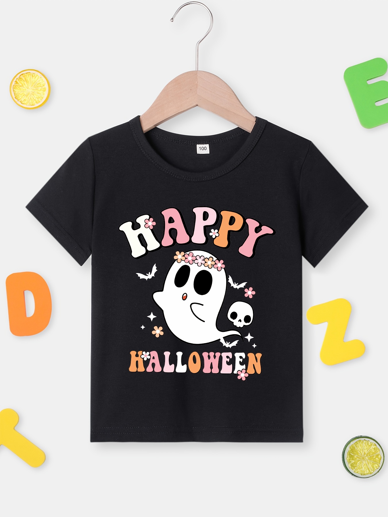 Halloween Funny Smiling Face Print T-shirts For Boys - Cool, Lightweight  And Comfy Summer Clothes! - Temu