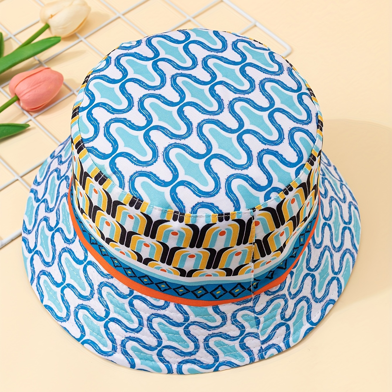 Printed Bucket Hat: Women's Designer Hats