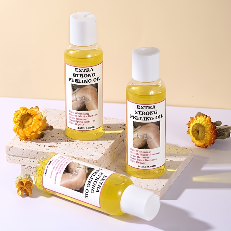 Peeling Oil For Dark Skin, Yellow Peeling Oil With Salicylic Sodium  Hyaluronate, Strong Peeling Oil Extra Strength, Exfoliating Peeling  Solution For