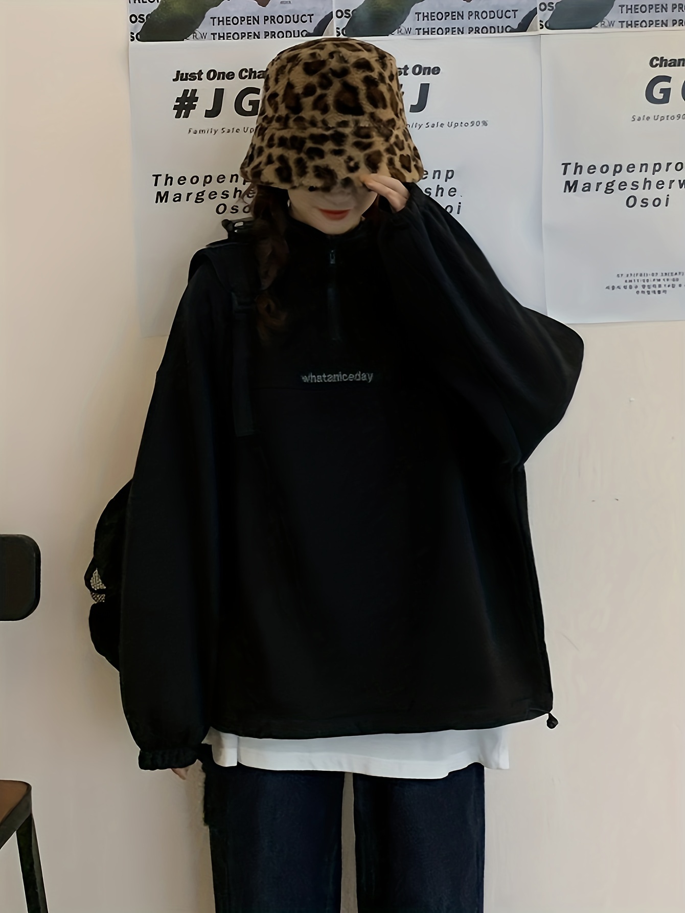 Korean hot sale long hoodie