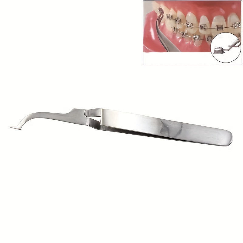 Dental Orthodontic Bracket Tweezers for Positioning