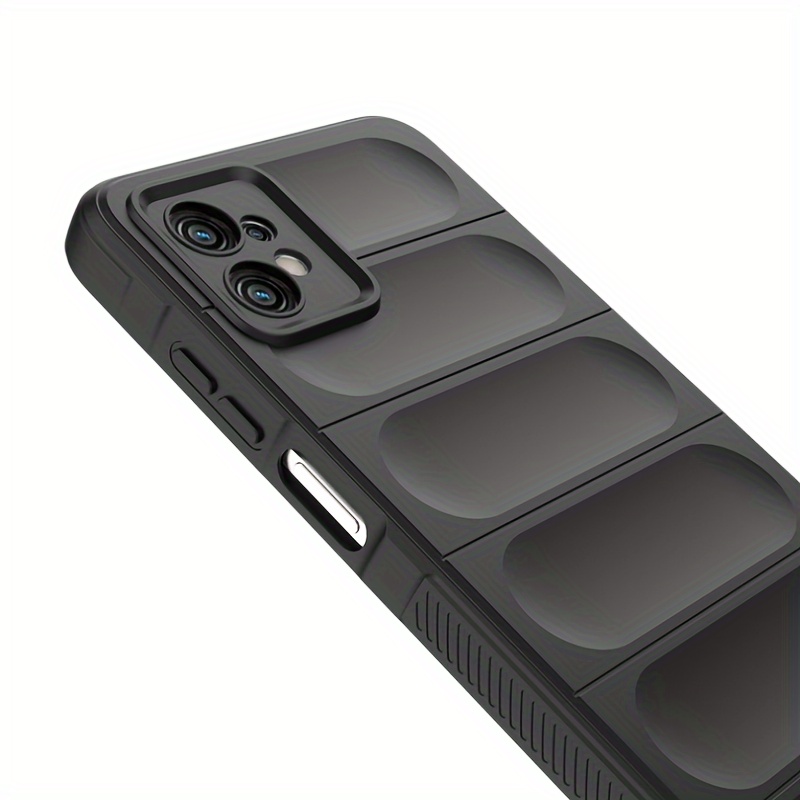 For Motorola Moto G84 5G Case, Slim Silicone Gel Phone Cover Matte Black