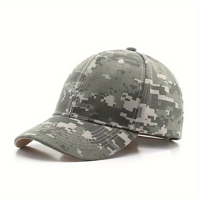 Style One Camouflage Print 1pc Baseball Baseball Hat, Dad Hats, Men's Unisex Sunshade Casual Outdoor Training Mountaineering Fishing Baseball For