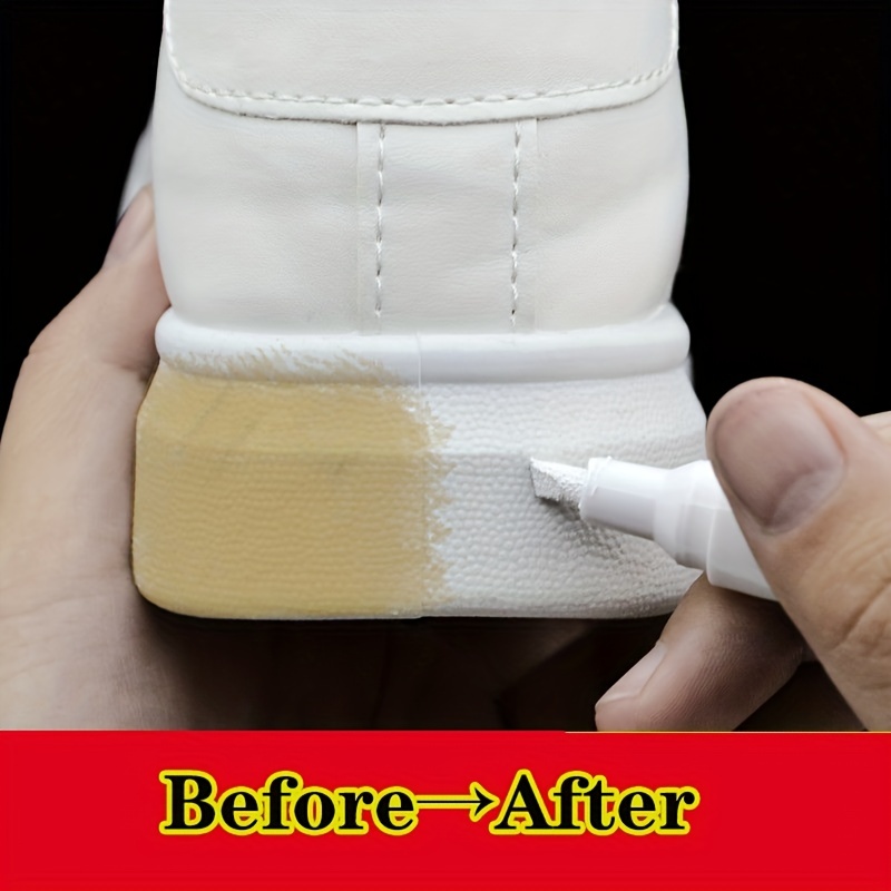 White Shoes Cleaning Cream Decontamination Brush Disposable - Temu