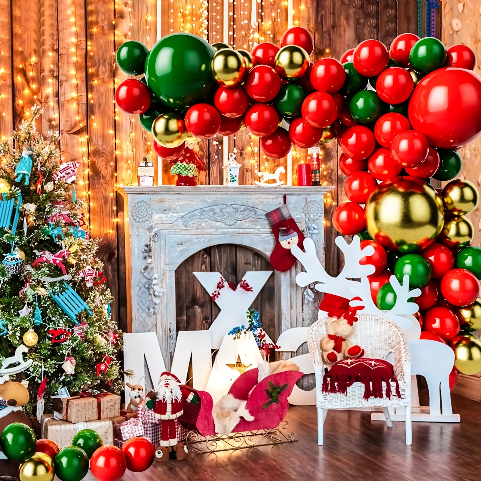 Christmas Balloon Garland Arch Kit Christmas Decor Holiday Temu Australia