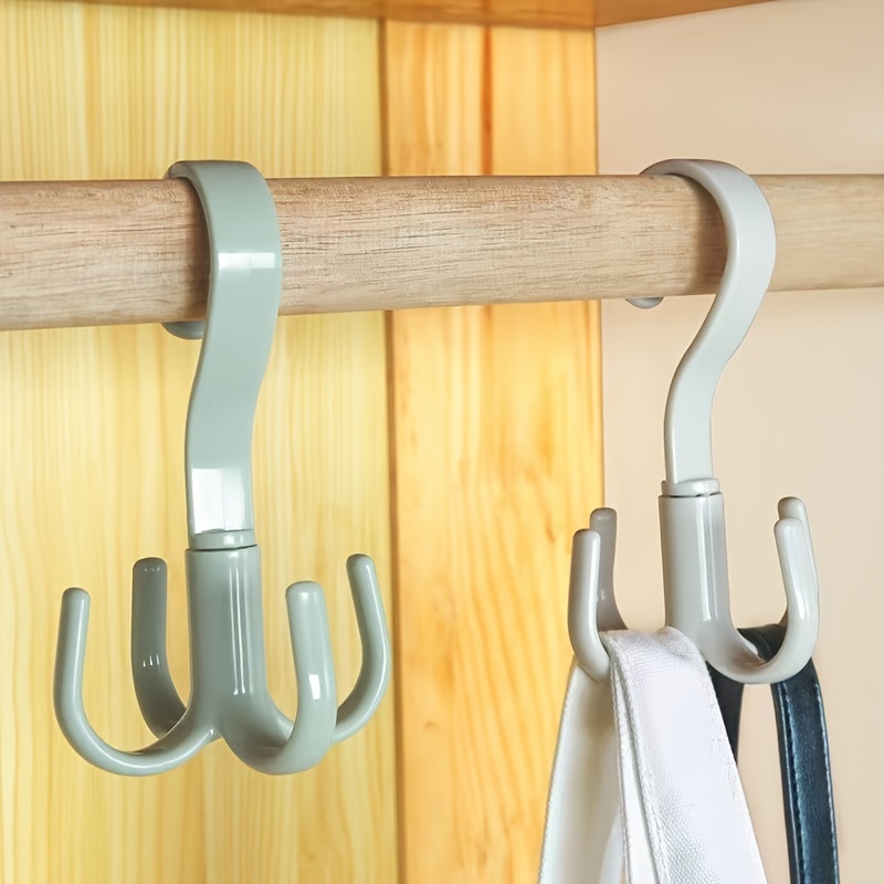 Rotating Tie and Belt Hanger Storage Rack