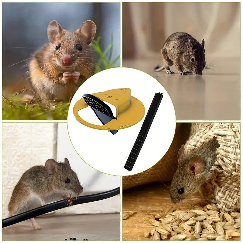 1 Indoor And Outdoor Mousetrap, Multiple Catching Methods