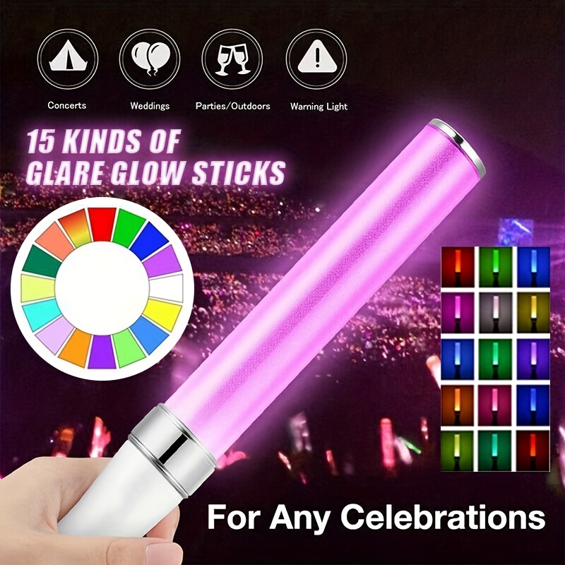 30pcs/lot Glow Sticks LED Foam Light Stick Wedding Birthday