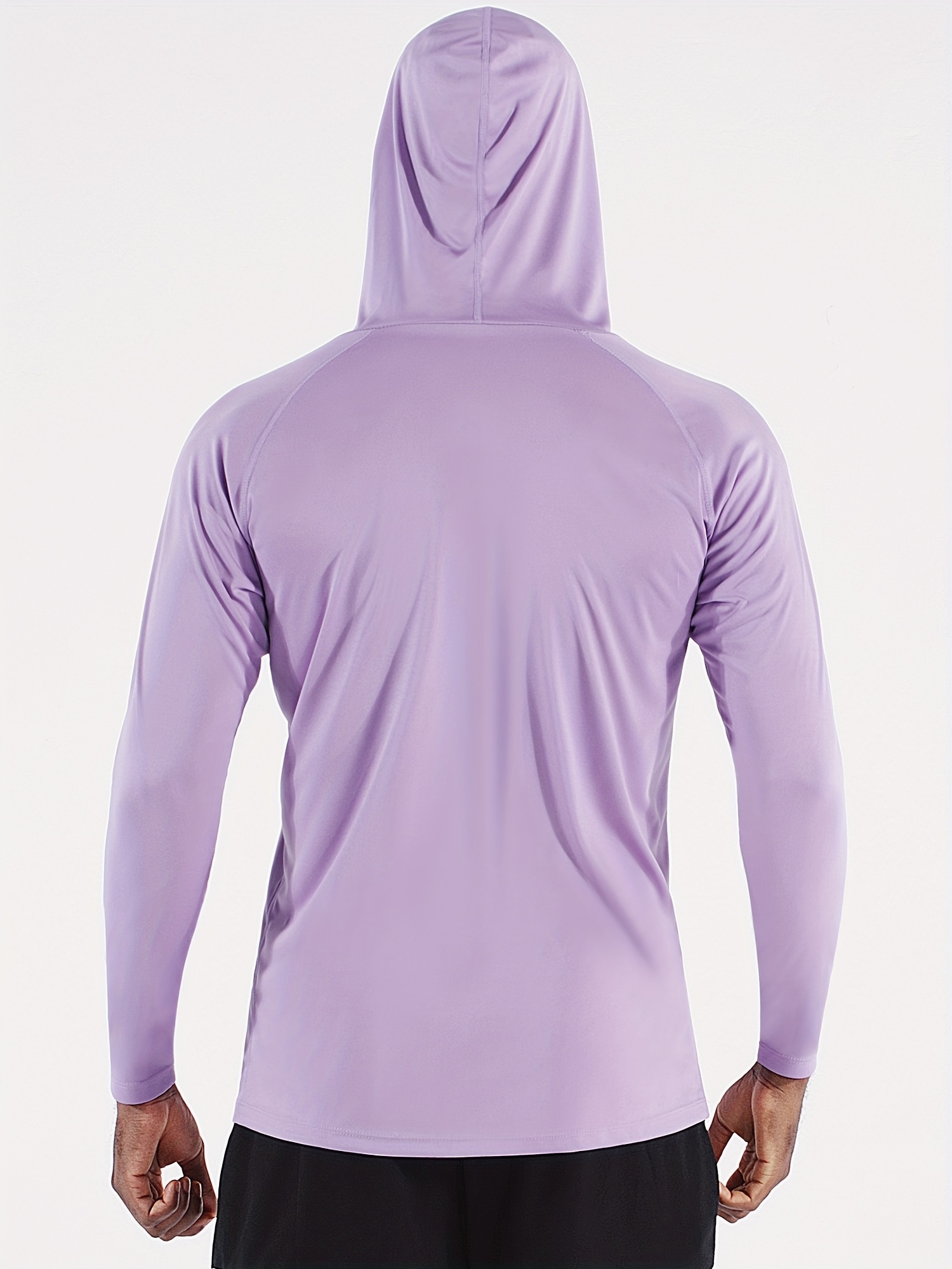 Men's Outdoor Sunscreen Hooded Long sleeved Sweatshirt - Temu Canada