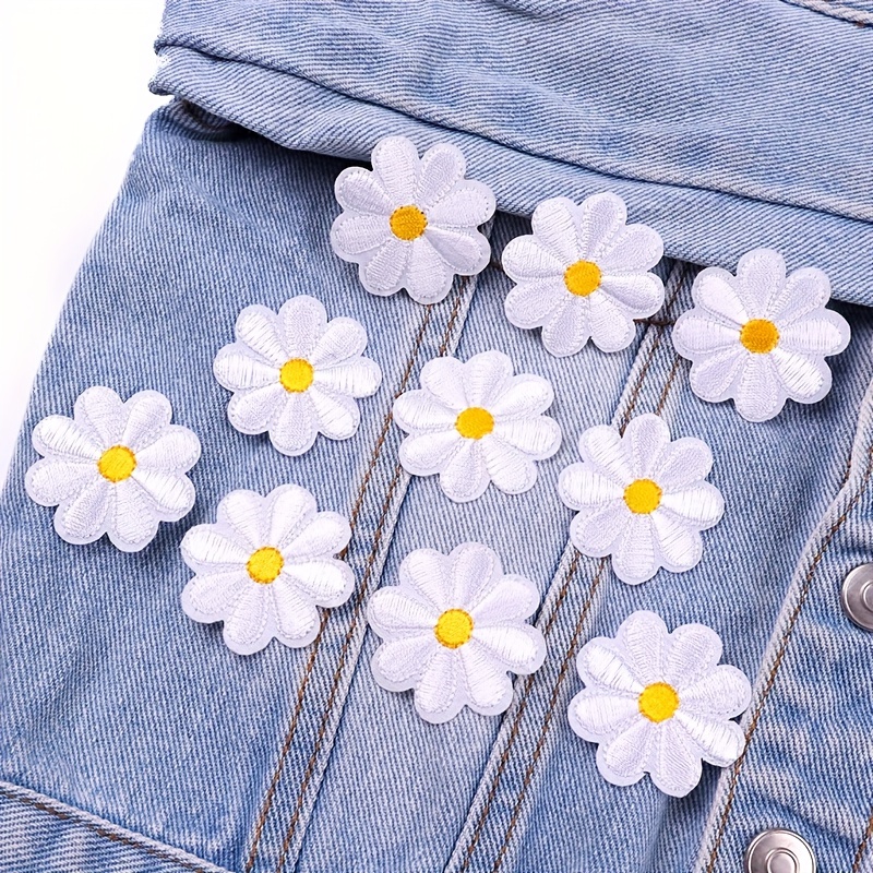 Meneng Embroidered Patches Iron-on Appliques: 30pcs Assorted Cool Punk  Embroidery Sew-on Patch for Jackets Clothing
