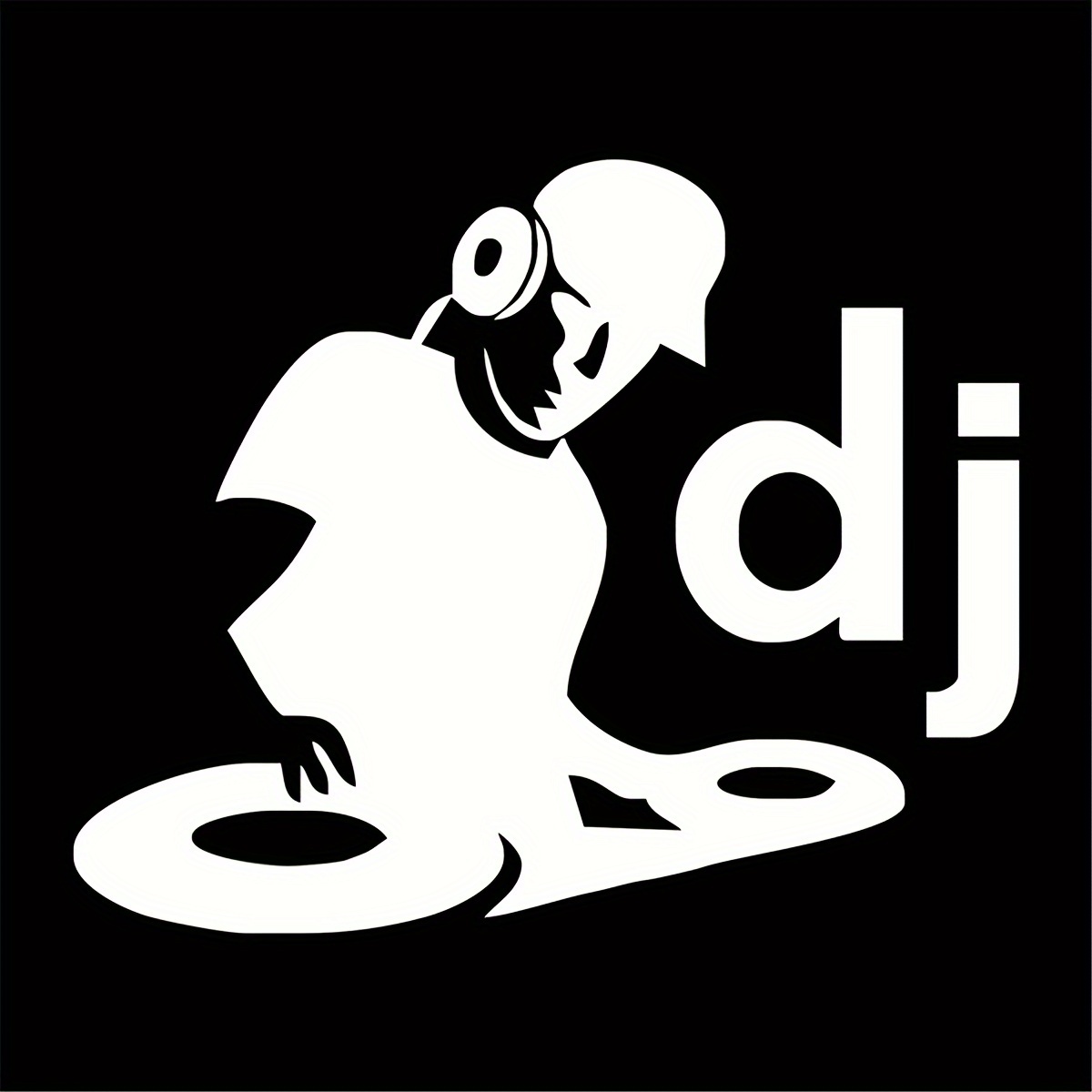 Individual Reflective Waterproof Dj Music Car Decoration Text Stickers And Vinyl Car Stickers