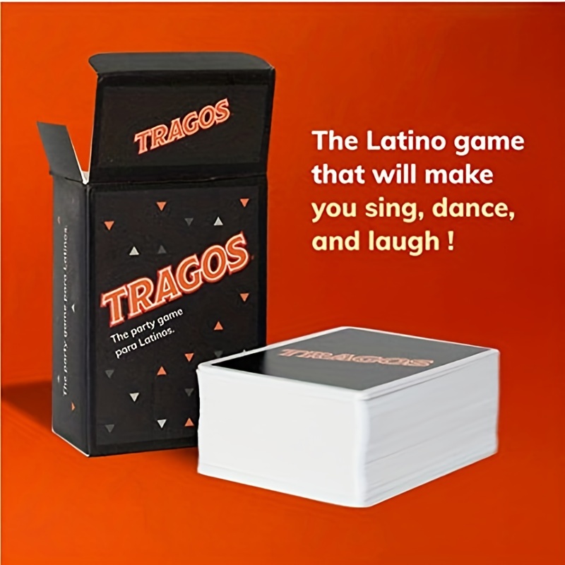 Tragos Original Game For Latinos, Relatable Hilarious Cultural Spanglish Card  Game, Gift For Adults Students, Families Party, Halloween Party Supplies -  Temu
