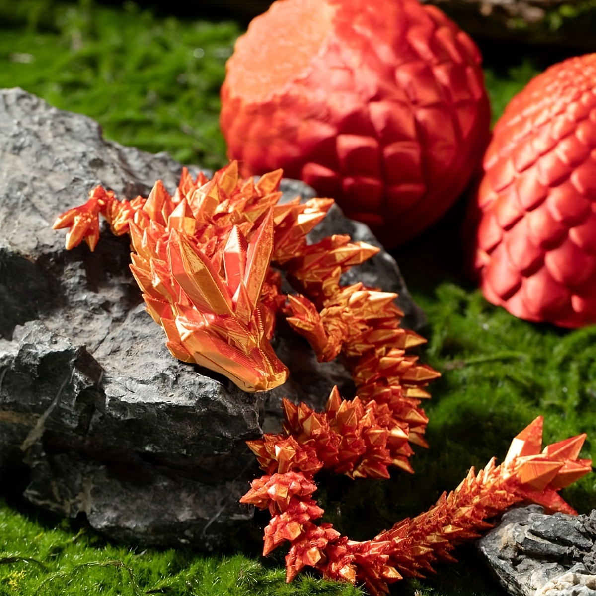 2024 New 3d Printed Dragon In Egg Full Articulated Dragon - Temu