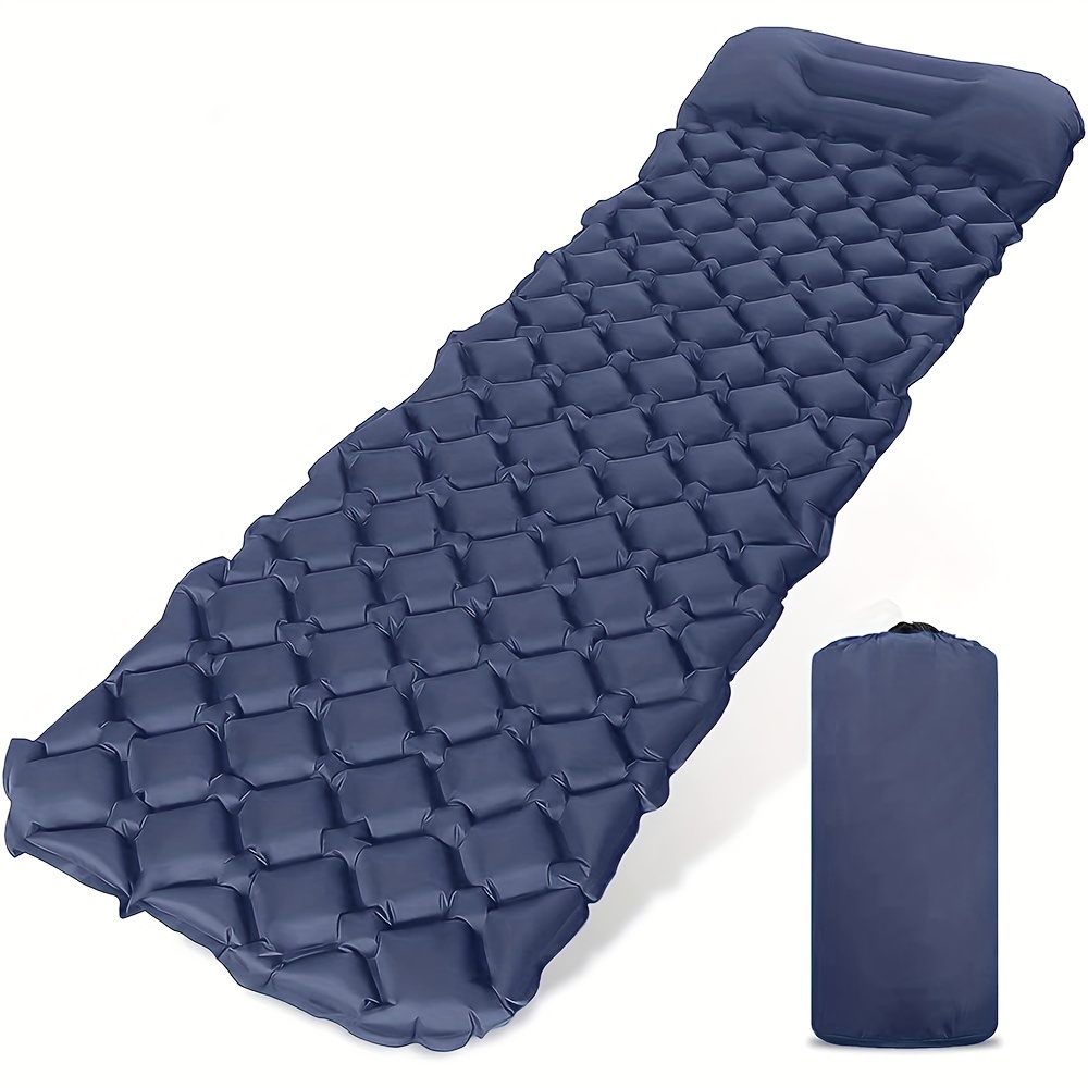 Image of Portable Inflatable Cushion, Camping And Travel Essential Air Mattress, Outdoor Inflatable Bed