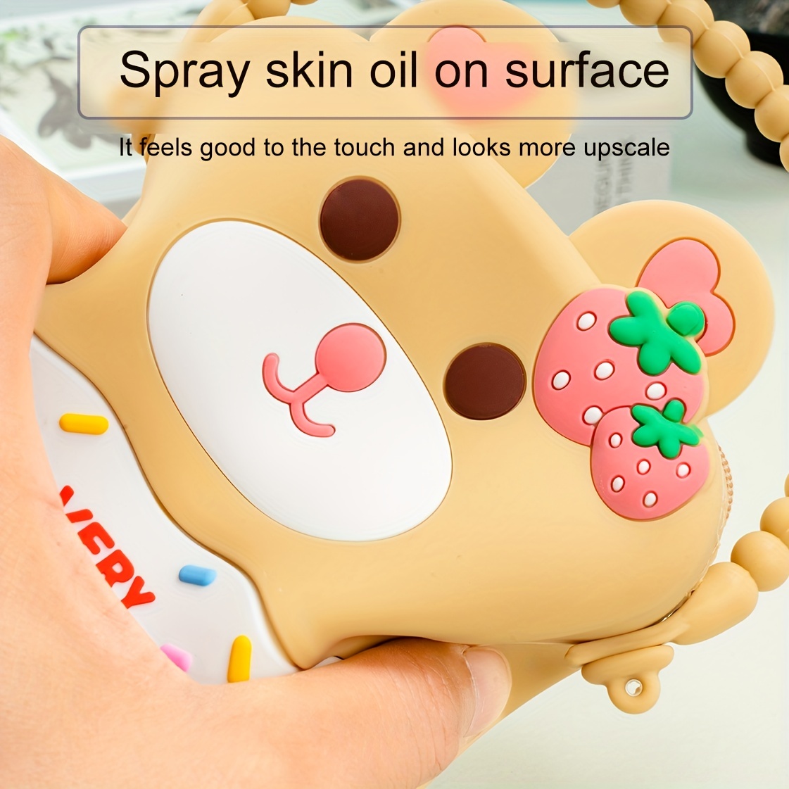 Silicone Rainbow Shoulder Bag Compression Bubble Bag