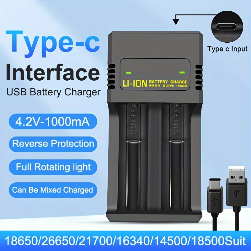 Type-C USB 3.8V Lithium Li-ion 18650 3.7V Battery Quick Charging Charger  Module
