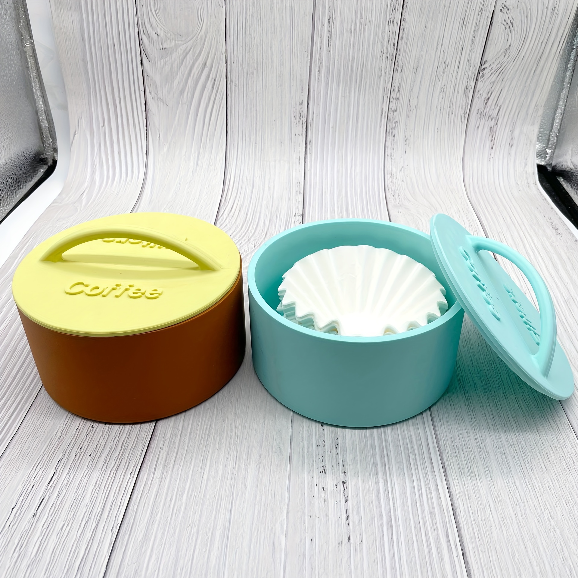1 Pcs Coffee Filter Paper Holder Silicone Filter Paper - Temu