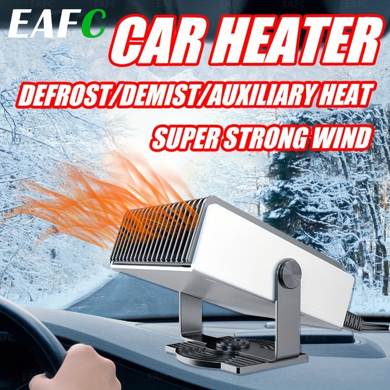 Car Heater,12V Car Heater 3 Hole Portable Winter Heating Warmer Windshield  Defroster Fog Removing