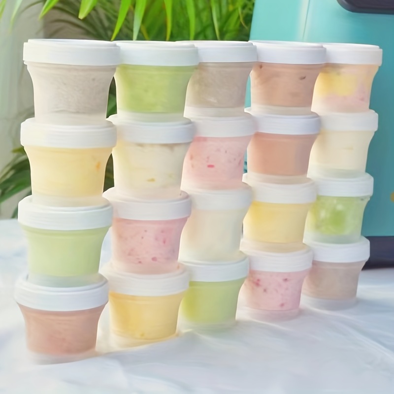 Ice Cream Cups - Solid Bright and Fun Colors - Box and Wrap