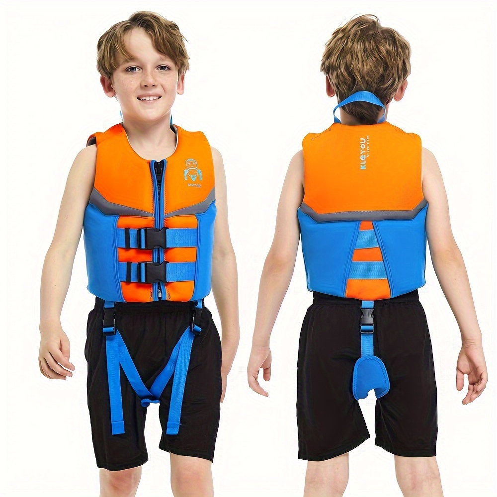 Kids Toddler Swim Vest Floatation Life Jackets Swimsuit Swimming Learning  Training Pool Aid Survival Vest Inflatable Emergency Ages 1-5 Years