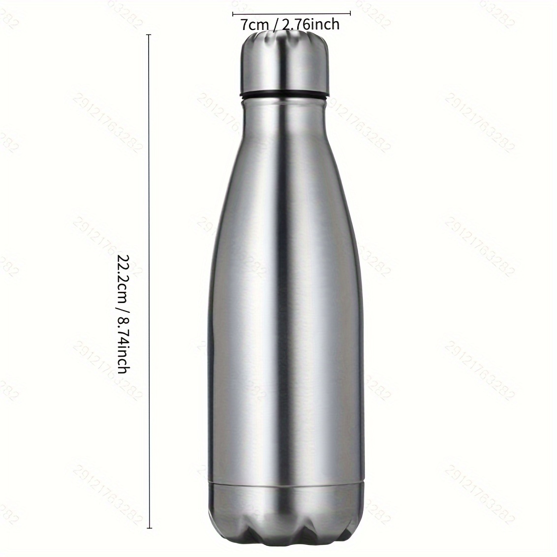 Solid Color Stainless Steel Insulation Cup, Double Layer Leakproof Vacuum  Water Bottle, Suitable For Outdoor Sports, Fitness, Car Driving - Temu