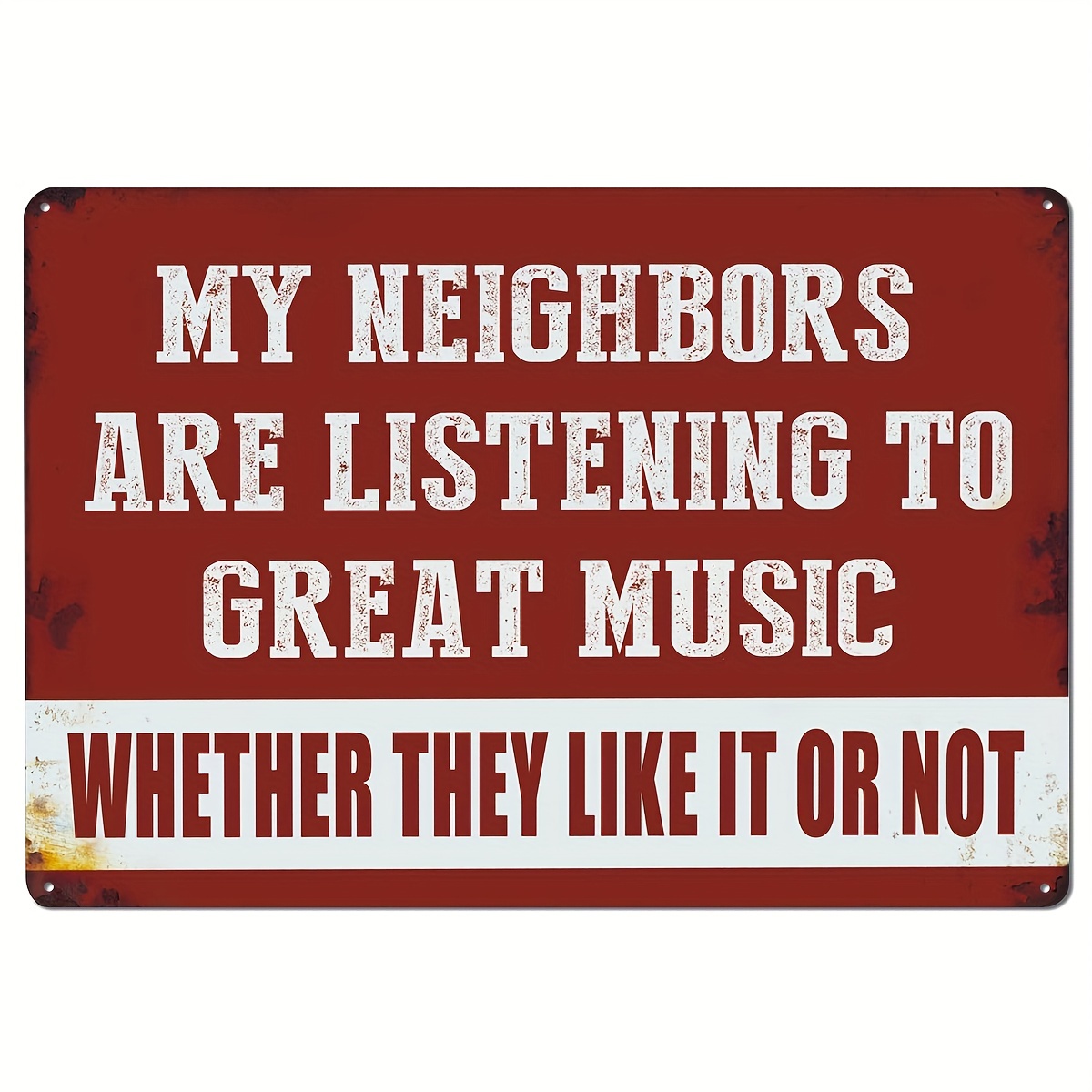 Funny Sarcastic Metal Signs for Garage, Man Cave Home Bar Sign