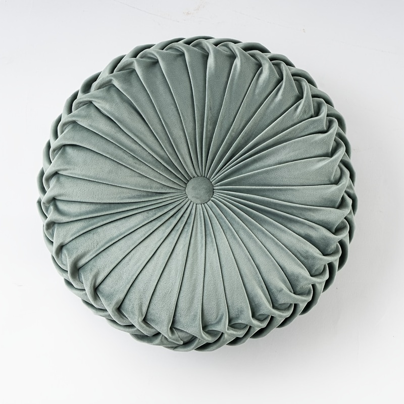 Velvet Pumpkin Round Cushion for Home Decor