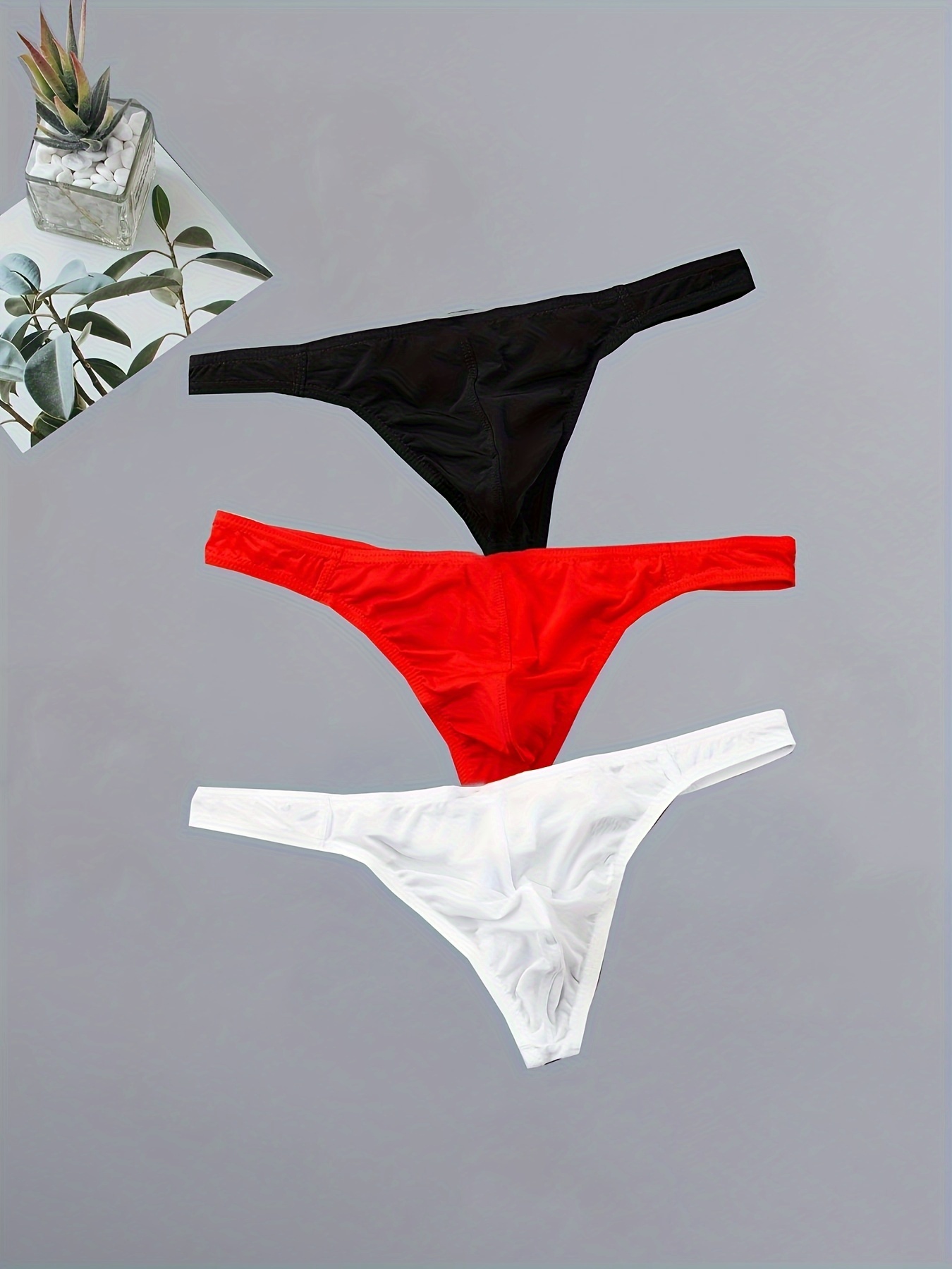 Men's Sexy Lace G string Thong Underwear Low Waist Bulge - Temu