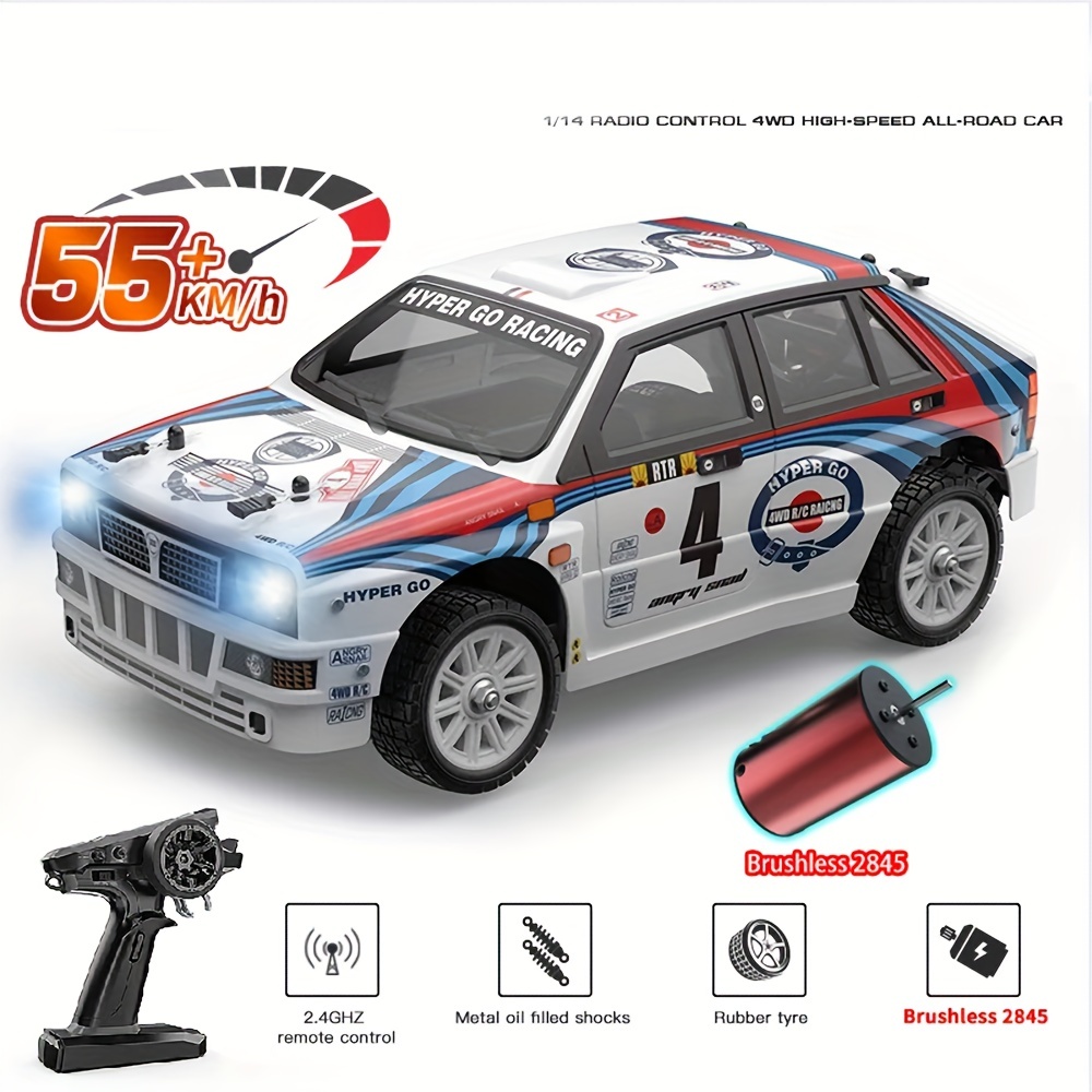 Carro de corrida Drift 2.4G, carro de alta potência 1:10 2.4G RC