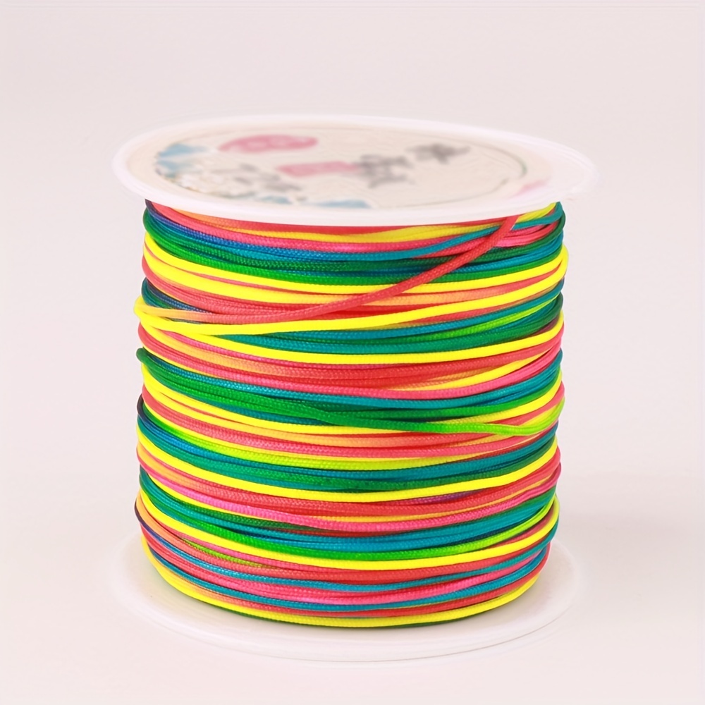 50/100m Rollo Hilo Nylon 0 8 Mm Pulseras Collares Hechos - Temu Mexico